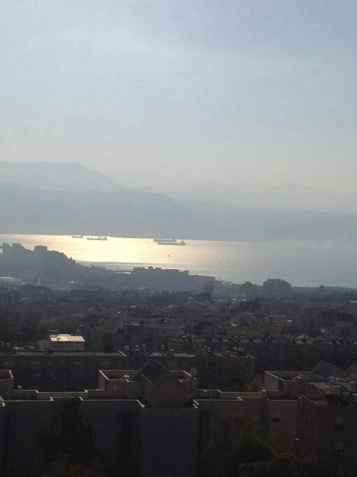 נוף למפרץ Lägenhet Eilat Exteriör bild